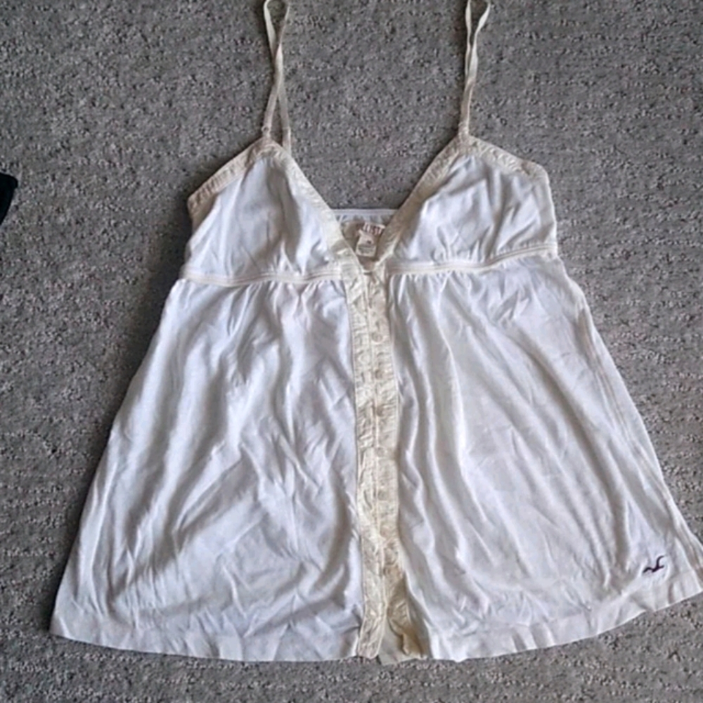 Hollister strap flowy top